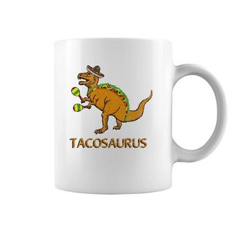 Funny Tacosaurus Cinco De Mayo Taco Dinosaurrex Coffee Mug | Mazezy