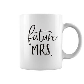 Future Mrs Women Funny Letter Printed Cute Bridal Wedding Coffee Mug - Thegiftio UK