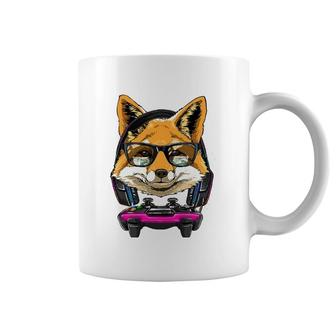Gaming Fox Video Gamer Player Animal Lover Coffee Mug | Mazezy