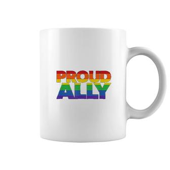 Gay Pride Ally Lgbt Friends Proud Ally Coffee Mug | Mazezy