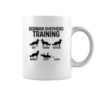 German Shepherd Training Funny Dog German Shepherd Mom Dad Coffee Mug | Mazezy