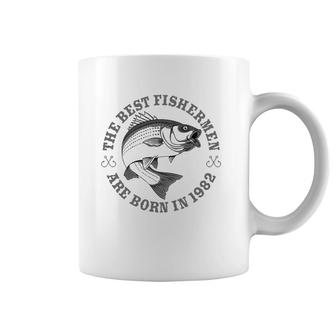 Gift For 39 Years Old Fisherman Fishing 1982 39Th Birthday Coffee Mug | Mazezy