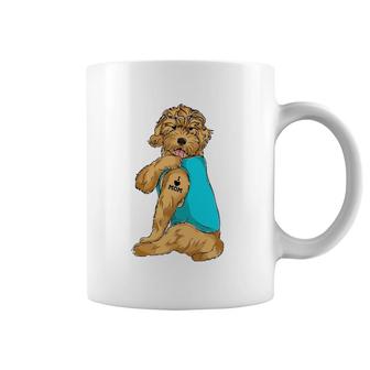 Goldendoodle I Love Mom Tattoo Apparel Dog Mom Gifts Womens Coffee Mug | Mazezy AU
