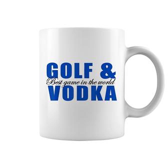 Golf And Vodka Coffee Mug | Mazezy
