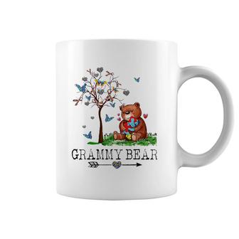 Grammy Bear Autism Awareness Love Support Autism Mother Coffee Mug | Mazezy