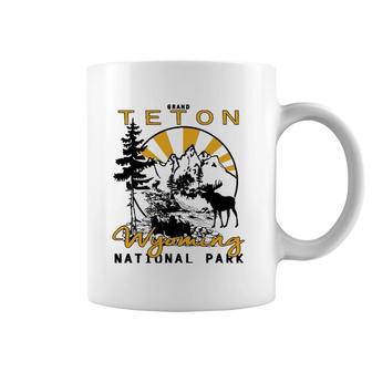 Grand Teton National Park Jackson Hole Wyoming Keepsake Coffee Mug | Mazezy