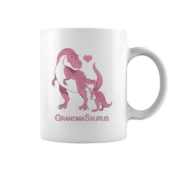 Grandmasaurus Grammy & Baby Girlrex Dinosaurs Coffee Mug | Mazezy
