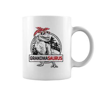 Grandmasaurusrex Dinosaur Grandma Saurus Mother's Family Coffee Mug | Mazezy