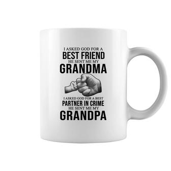 Grandpa Partner In Crime Coffee Mug | Mazezy