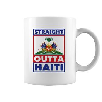Haiti Haitian America Flag Love Straight Roots Ayiti Proud Coffee Mug | Mazezy