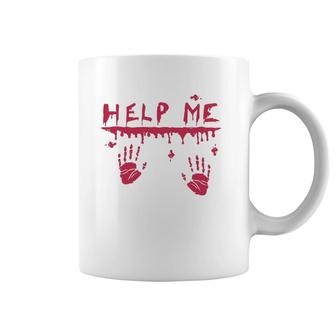 Halloween - Bloody Hands Blood Splatter Costume Zombie Coffee Mug | Mazezy
