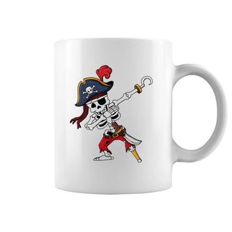 Halloween Dabbing Pirate Skeleton Funny Dab Boys Girls Kids Coffee Mug | Mazezy UK
