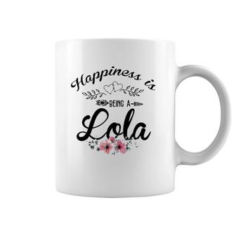 Happiness Is Being A Lola Est Nonna Mother's Day Coffee Mug | Mazezy