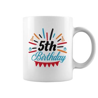 Happy 5Th Birthday Cool Gifts For Birthday Party Coffee Mug - Seseable