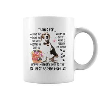 Happy Mother's Day 2021 Beagle Mom Dog Lover Coffee Mug | Mazezy UK