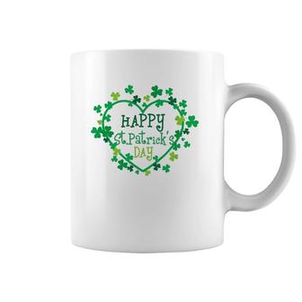 Happy St Patrick's Day Funny Saint Patrick Irish Girl Boy Coffee Mug | Mazezy