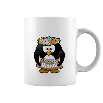 Hawaiian Hula Dancing Penguin Aloha Hawaii Coffee Mug | Mazezy