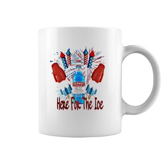 Here For The Ice Smirnoffs 4Th Of July Funny Drinking Coffee Mug | Mazezy