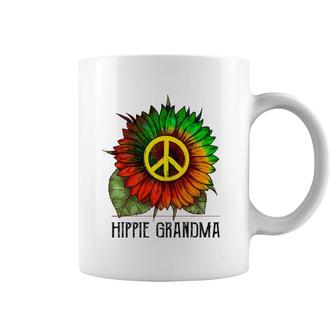 Hippie Grandma Sunflower Gift For Mother's Day Coffee Mug | Mazezy
