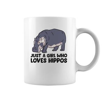 Hippo Girl Just A Girl Who Loves Hippos Coffee Mug | Mazezy
