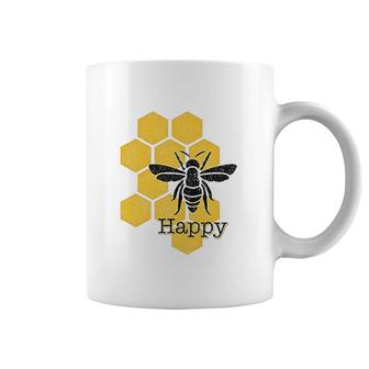 Honeycomb Bee Happy Toddler Coffee Mug | Mazezy