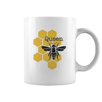 Honeycomb Queen Bee Coffee Mug | Mazezy