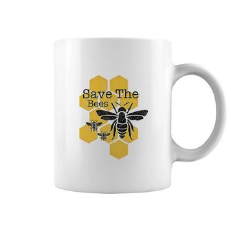 Honeycomb Save The Bees Coffee Mug | Mazezy