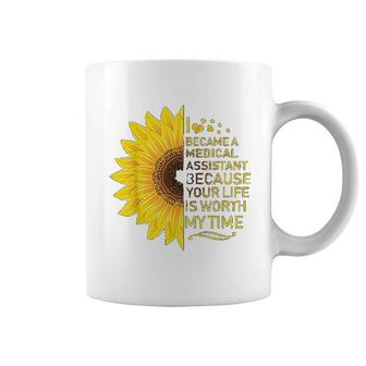 I Became Medical Assistant Sunflower Coffee Mug | Mazezy