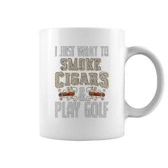 I Just Want To Play Golf Coffee Mug | Mazezy