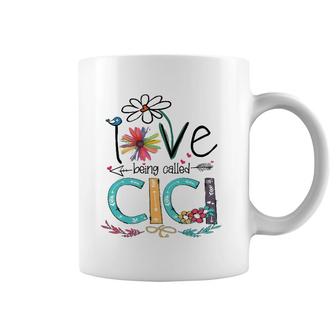I Love Being Called Cici Sunflower Coffee Mug | Mazezy