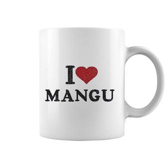 I Love Mangu Dominican Love Heart Coffee Mug | Mazezy