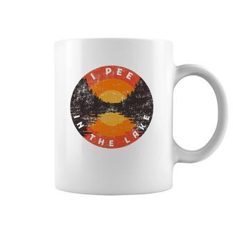 I Pee In The Lake Meme - Funny Lake Lover Summer Vacation Coffee Mug | Mazezy