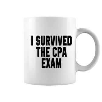 I Survived The Cpa Exam Accounting Coffee Mug | Mazezy