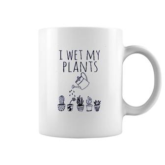 I Wet My Plants Gardening Graphic Moonlight Makers Funny Gift Coffee Mug - Seseable