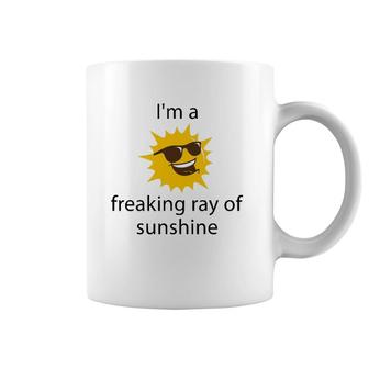 I'm A Freaking Ray Of Sunshine Just One Big Freakin' Coffee Mug | Mazezy