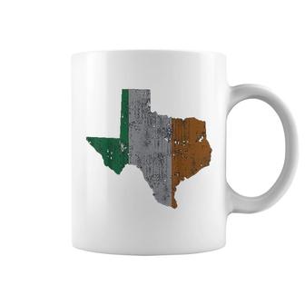 Irish Flag Texas State St Patricks Day Coffee Mug | Mazezy