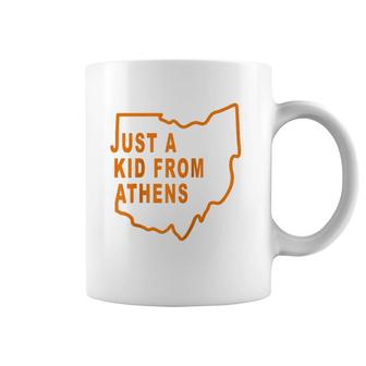 Just A Kid From Athens Ohio Cincinnati Tee Raglan Baseball Tee Coffee Mug