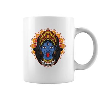 Kali Hindu Goddess Of Death Hindu Mother Fierce Warrior Gift Coffee Mug | Mazezy