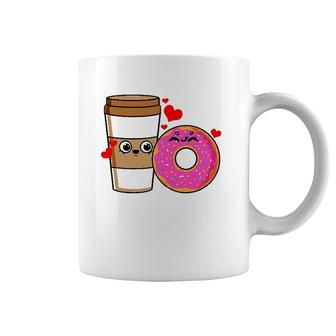 Kawaii Coffee And Donut Barista Coffee Mug | Mazezy