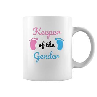 Keeper Of The Gender Reveal Party Supplies Coffee Mug | Mazezy