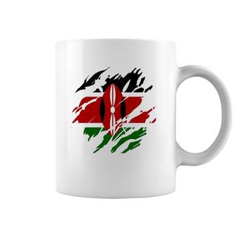Kenyan Flag Republic Of Kenya Pullover Coffee Mug | Mazezy