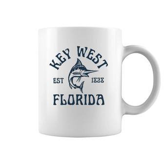 Key West Florida Fishing Marlin Travel Keys Fish Beach Coffee Mug | Mazezy