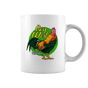 Key West Florida Keys Rooster Vacation Cruise Souvenir Gift Coffee Mug | Mazezy