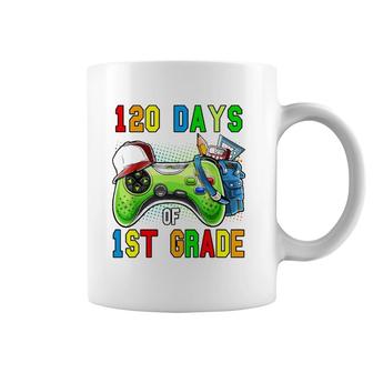 Kid 120 Days Of 1St Grade Level Unlocked 120 Days Of School Coffee Mug | Mazezy