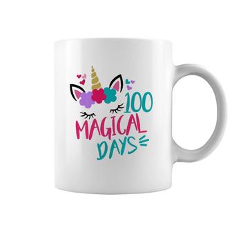 Kids 100 Magical Days Of School Unicorn 100Th Day Coffee Mug | Mazezy