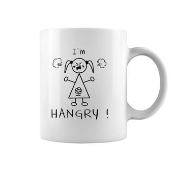 Kids Hangry Baby Girl Cute Coffee Mug | Mazezy