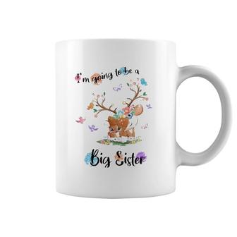 Kids I'm Going To Be A Big Sister 2022 Baby Announcing Pregnancy Coffee Mug | Mazezy