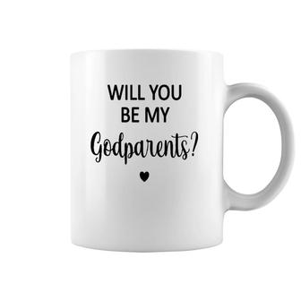 Kids Will You Be My Godparents - Ask To Be Godparents Proposal Coffee Mug | Mazezy