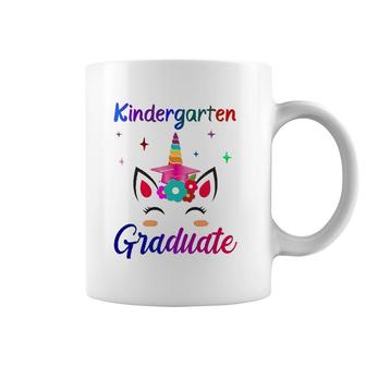 Kindergarten Graduate Kids Cute Unicorn For Girls Coffee Mug | Mazezy