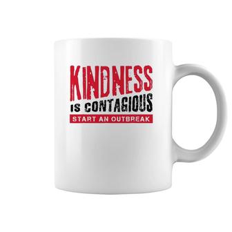 Kindness Is Contagious No Bully Be Kind Coffee Mug | Mazezy